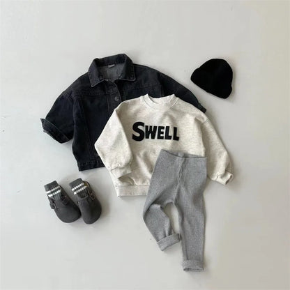 -ベビーパンツ レギンスパンツ ボーダー 無地 シンプルベーシック - mamahalo shop - レギンスパンツ -  べビー服 - 子供服 - 男の子 - 女の子