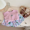 pink purple tops set