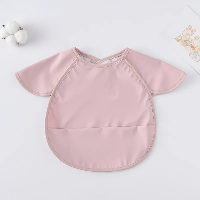 -お食事エプロン ポケットスタイ 離乳食 半袖ビブ 防水エプロン - mamahalo shop - お食事エプロン -  べビー服 - 子供服 - 男の子 - 女の子