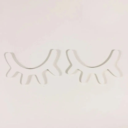 -1ペア北欧風 木製3Dまつげウォールステッカー スリーピーアイズ 木工クラフト 子供部屋 ウォールアートデカール【mh0000002】 - mamahalo shop - モビール・ウォールデコレーション -  べビー服 - 子供服 - 男の子 - 女の子