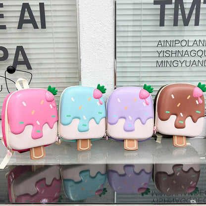 -キッズバックパック アイス型リュック エッグシェル鞄 4カラー【mh0006943】 - mamahalo shop - バックパック -  べビー服 - 子供服 - 男の子 - 女の子