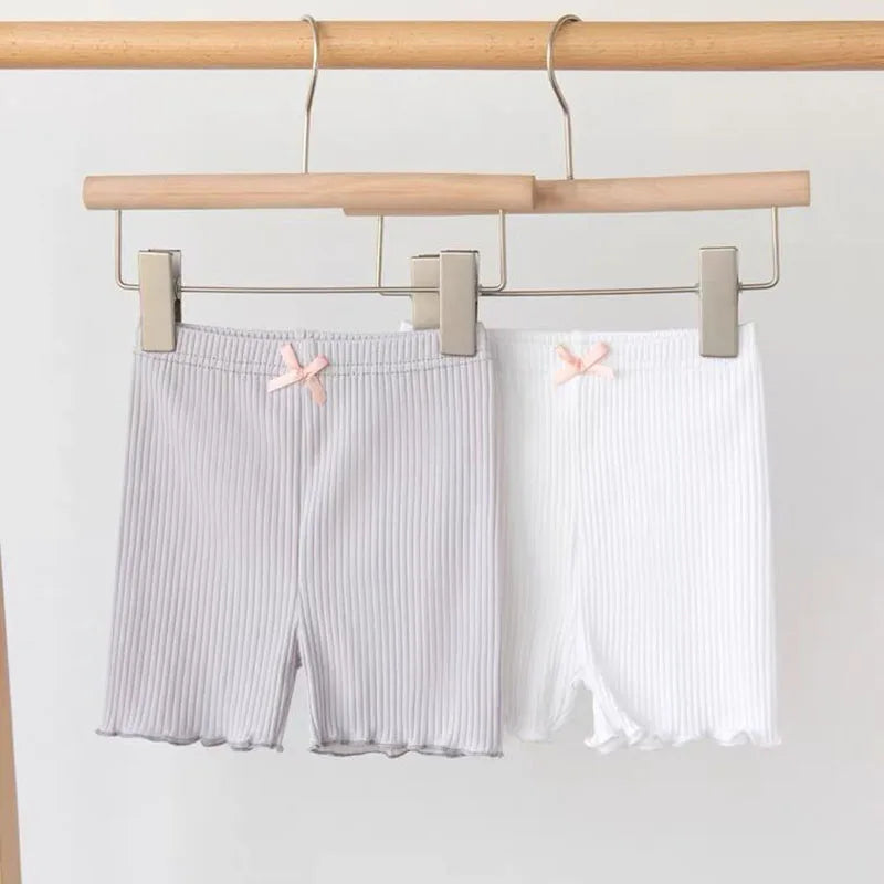 -キッズパンツ アンダーパンツ ショートレギンス 2カラー【mh0005864】 - mamahalo shop - レギンスパンツ -  べビー服 - 子供服 - 男の子 - 女の子