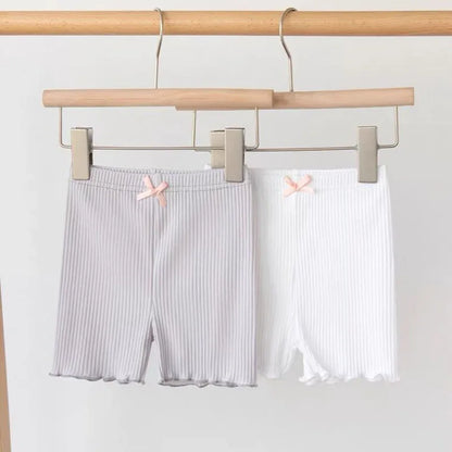 -キッズパンツ アンダーパンツ ショートレギンス 2カラー【mh0005864】 - mamahalo shop - レギンスパンツ -  べビー服 - 子供服 - 男の子 - 女の子