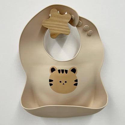 -ベビー ビブ 防水  クマ シリコン エプロン スタイ お食事エプロン ポケットエプロン【mh0001778】 - mamahalo shop - お食事エプロン -  べビー服 - 子供服 - 男の子 - 女の子