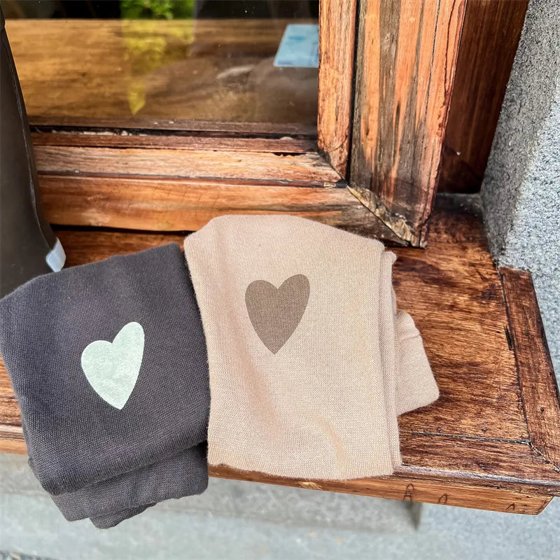 -キッズ ハート レギンス パンツ - mamahalo shop - レギンスパンツ -  べビー服 - 子供服 - 男の子 - 女の子