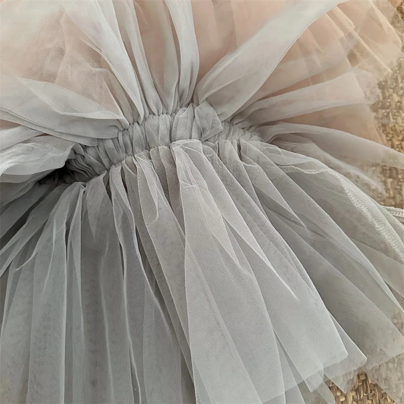 -キッズスカート チュチュ チュールスカート 重ね着 3カラー - mamahalo shop - スカート -  べビー服 - 子供服 - 男の子 - 女の子