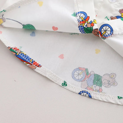 -キッズトップス プリント半袖シャツ タイガー虎 くまベア パンダ ワニ - mamahalo shop - 半袖シャツ・ブラウス -  べビー服 - 子供服 - 男の子 - 女の子