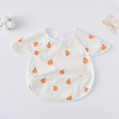 -お食事エプロン ポケットスタイ 離乳食 半袖ビブ 防水エプロン - mamahalo shop - お食事エプロン -  べビー服 - 子供服 - 男の子 - 女の子