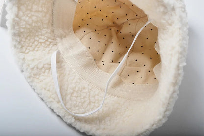 -ベビー キッズ くま ベア うさぎ フリース キャップ 帽子 バケットハット - mamahalo shop - ベビー用帽子 -  べビー服 - 子供服 - 男の子 - 女の子