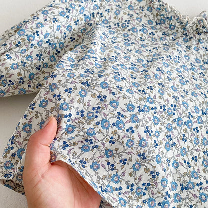 -キッズトップス 長袖ブラウス フラワー花柄プリント【mh0006240】 - mamahalo shop - 長袖シャツ・ブラウス -  べビー服 - 子供服 - 男の子 - 女の子