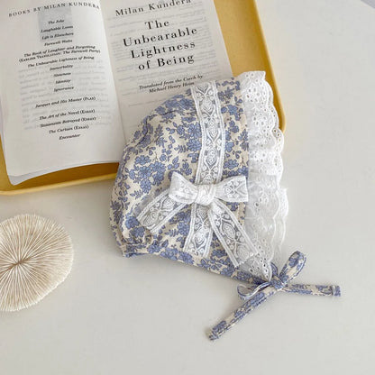 -ベビーロンパース ドッキングスカートフラワープリント長袖ボディスーツ+ボンネット帽子セット【mh0006994】 - mamahalo shop - 長袖ロンパース -  べビー服 - 子供服 - 男の子 - 女の子