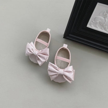 -ベビーシューズ リボンバレエシューズ ストラップシューズ ルームシューズ ファーストシューズ 靴 お出かけ 3カラー - mamahalo shop - ベビー用靴 -  べビー服 - 子供服 - 男の子 - 女の子