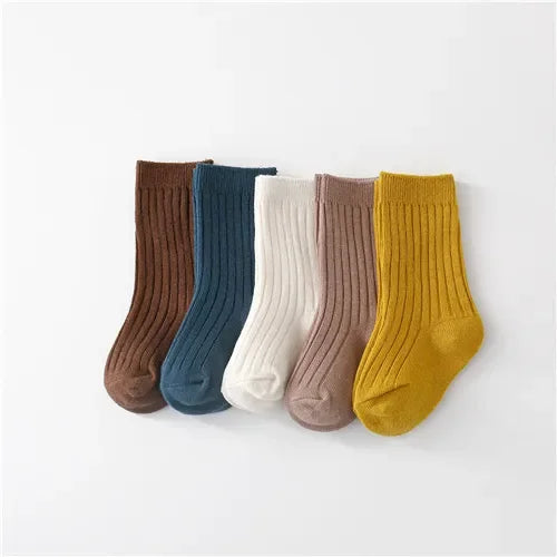 -ベビー キッズ シンプル ソックス 靴下 5足 セット【mh0000159】 - mamahalo shop - ベビー用靴下・タイツ -  べビー服 - 子供服 - 男の子 - 女の子