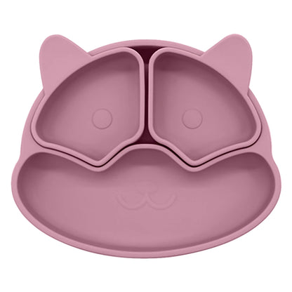 -# ベビー シリコン食器 キャットプレート 幼児用トレーニング食器セット キッズギフト 離乳食【mh0005796】 - mamahalo shop - ベビーキッズ食器 -  べビー服 - 子供服 - 男の子 - 女の子