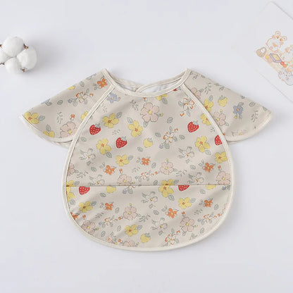 -お食事エプロン ポケットスタイ 離乳食 半袖ビブ 防水エプロン - mamahalo shop - お食事エプロン -  べビー服 - 子供服 - 男の子 - 女の子