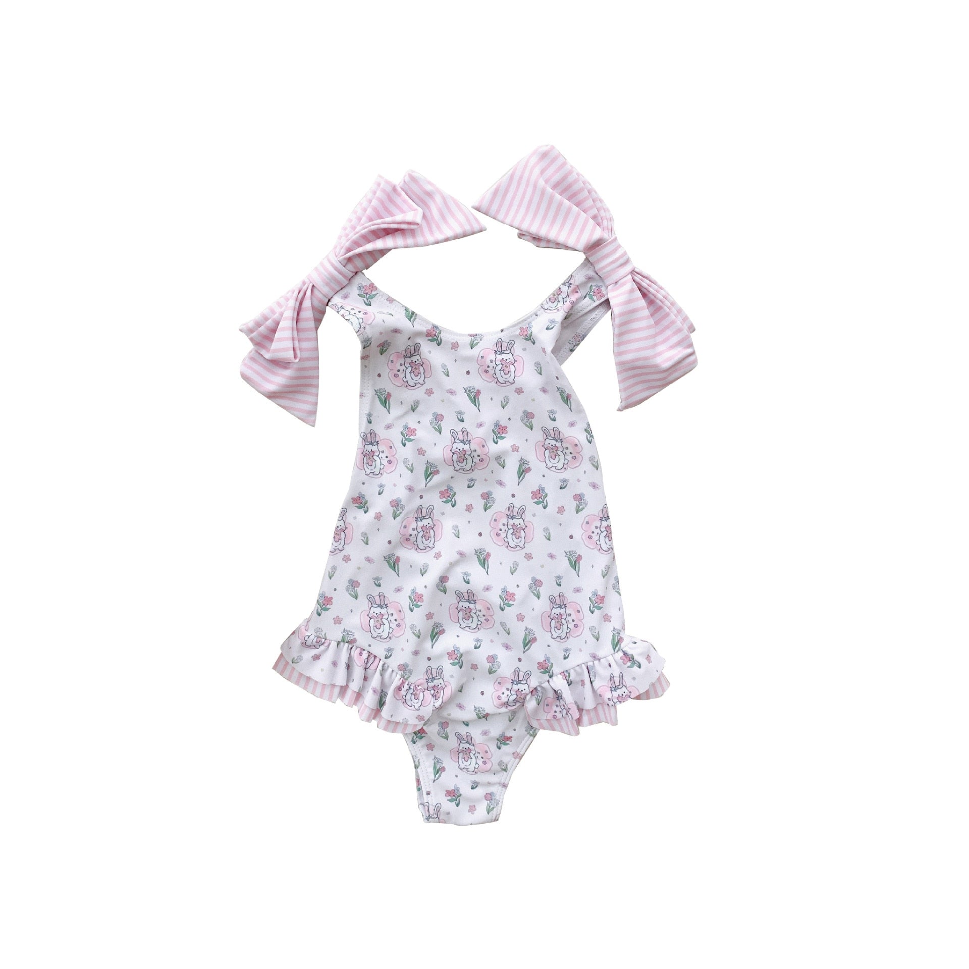 -キッズ 水着 チェック バニー うさぎ 半袖 ノースリーブ ワンピース ビキニ セパレートラッシュガード スイムウェア 6スタイル ガールズ【mh0002220】 - mamahalo shop - ベビー用水着 -  べビー服 - 子供服 - 男の子 - 女の子