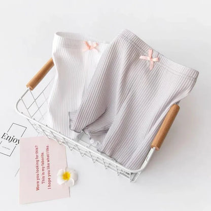 -キッズパンツ アンダーパンツ ショートレギンス 2カラー【mh0005864】 - mamahalo shop - レギンスパンツ -  べビー服 - 子供服 - 男の子 - 女の子