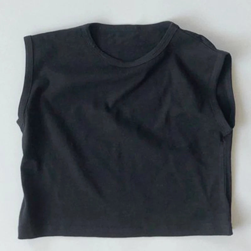 -キッズ シンプル ノースリーブ トップス タンクトップ【mh0000759】 - mamahalo shop - タンクトップ・キャミソール・ノースリーブトップス -  べビー服 - 子供服 - 男の子 - 女の子