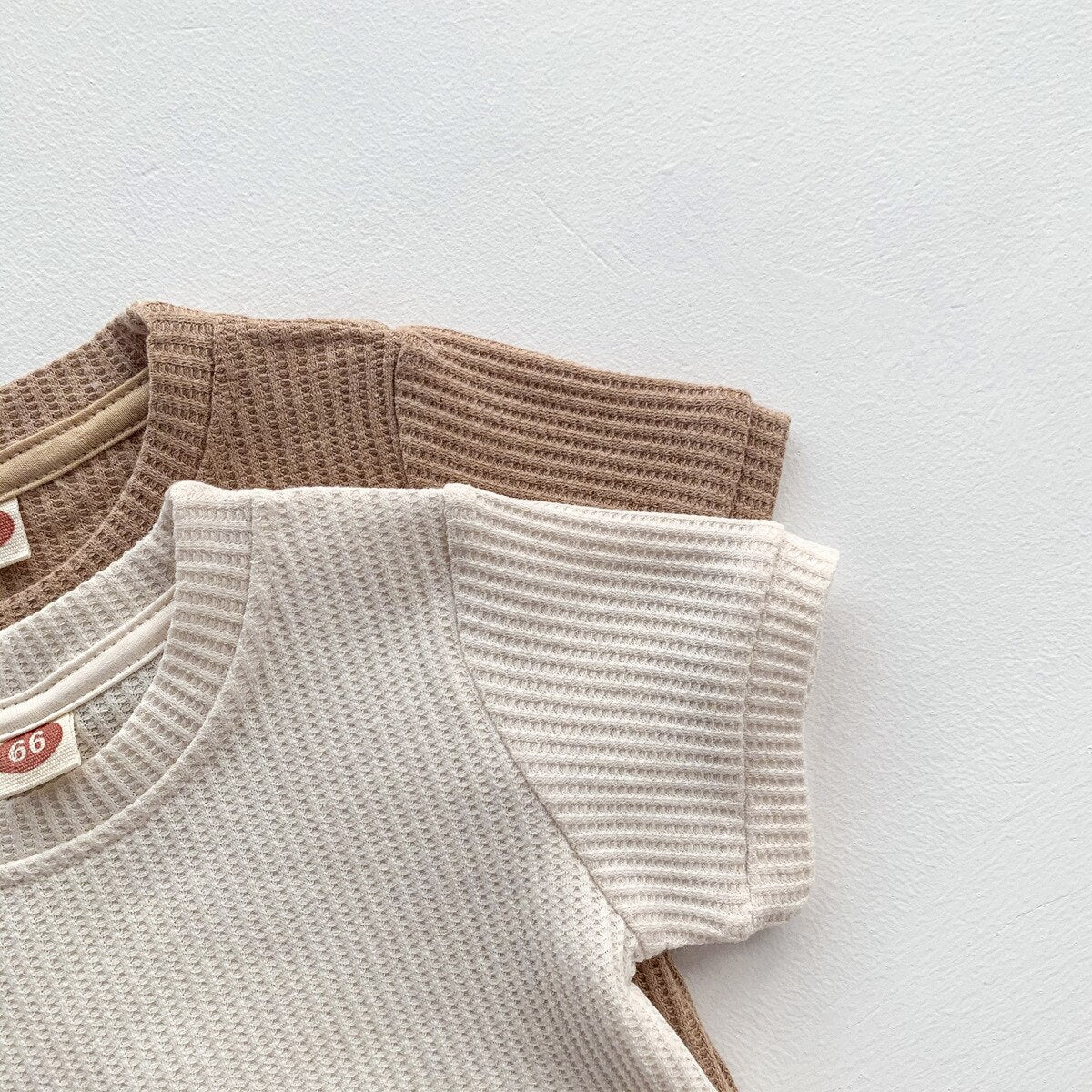 -ベビー シンプル ベーシック 半袖 ロンパース ユニセックス【mh0002487】 - mamahalo shop - 半袖ロンパース -  べビー服 - 子供服 - 男の子 - 女の子