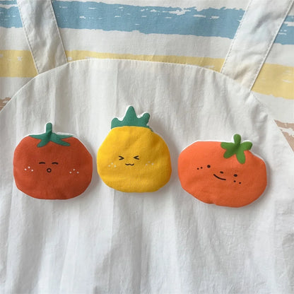 -ベビーロンパース 半袖ジャンプスーツ フルーツ ドッキングデザイン【mh0006542】 - mamahalo shop - 半袖ロンパース -  べビー服 - 子供服 - 男の子 - 女の子