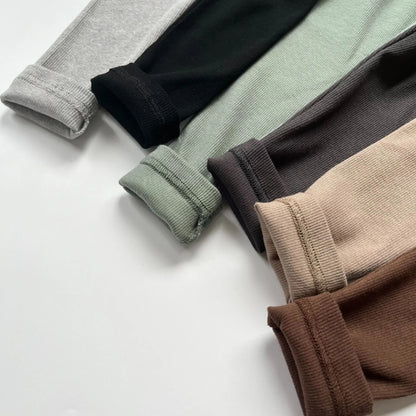 -キッズ レギンスパンツ バイカラー パッチワーク 3カラー ユニセックス 男の子 女の子 子供服 - mamahalo shop - レギンスパンツ -  べビー服 - 子供服 - 男の子 - 女の子