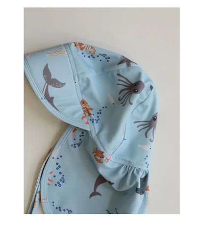 -ベビーキッズ帽子 プール帽 水遊び 日除け帽子 サンハット スイムキャップ【mh0005027】 - mamahalo shop - ベビー用帽子 -  べビー服 - 子供服 - 男の子 - 女の子