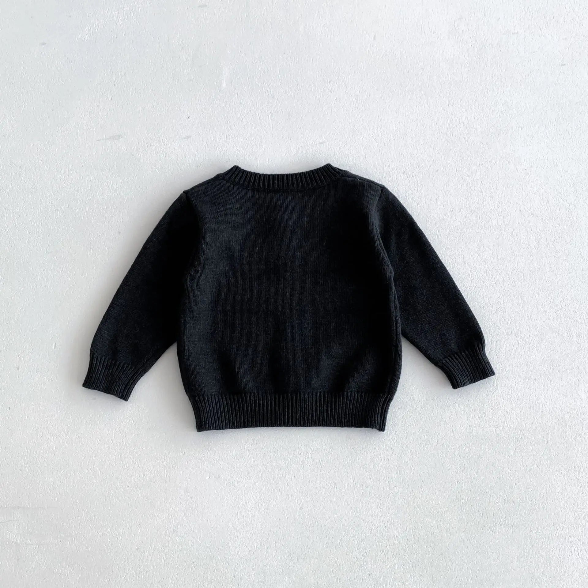 -キッズカーディガン ニットジャケット チェリーさくらんぼ刺繍 2カラー【mh0006630】 - mamahalo shop - カーディガン・パーカー -  べビー服 - 子供服 - 男の子 - 女の子