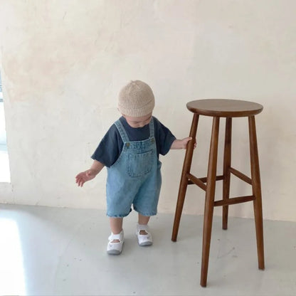 -ベビーオーバーオール デニム サロペット ジャンプスーツ【mh0005283】 - mamahalo shop - サロペットパンツ・サスペンダーパンツ -  べビー服 - 子供服 - 男の子 - 女の子