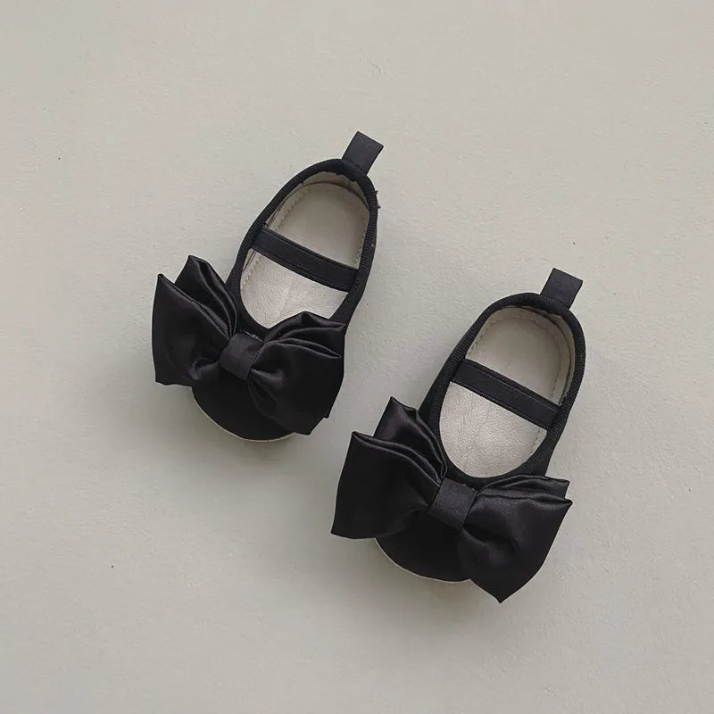 -ベビーシューズ リボンバレエシューズ ストラップシューズ ルームシューズ ファーストシューズ 靴 お出かけ 3カラー - mamahalo shop - ベビー用靴 -  べビー服 - 子供服 - 男の子 - 女の子