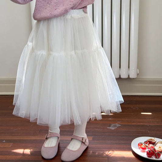 -キッズスカート ボイルチュチュチュールプリンセススカート 4カラー - mamahalo shop - スカート -  べビー服 - 子供服 - 男の子 - 女の子