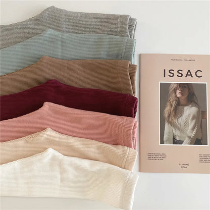 -ベビーパンツ リブレギンスパンツ シンプルベーシック 7カラー【mh0004247】 - mamahalo shop - レギンスパンツ -  べビー服 - 子供服 - 男の子 - 女の子