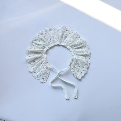 -ベビー キッズ レース つけ襟 付け襟 アタッチメント カラー 5デザイン ベージュ ガールズ - mamahalo shop - ショール -  べビー服 - 子供服 - 男の子 - 女の子