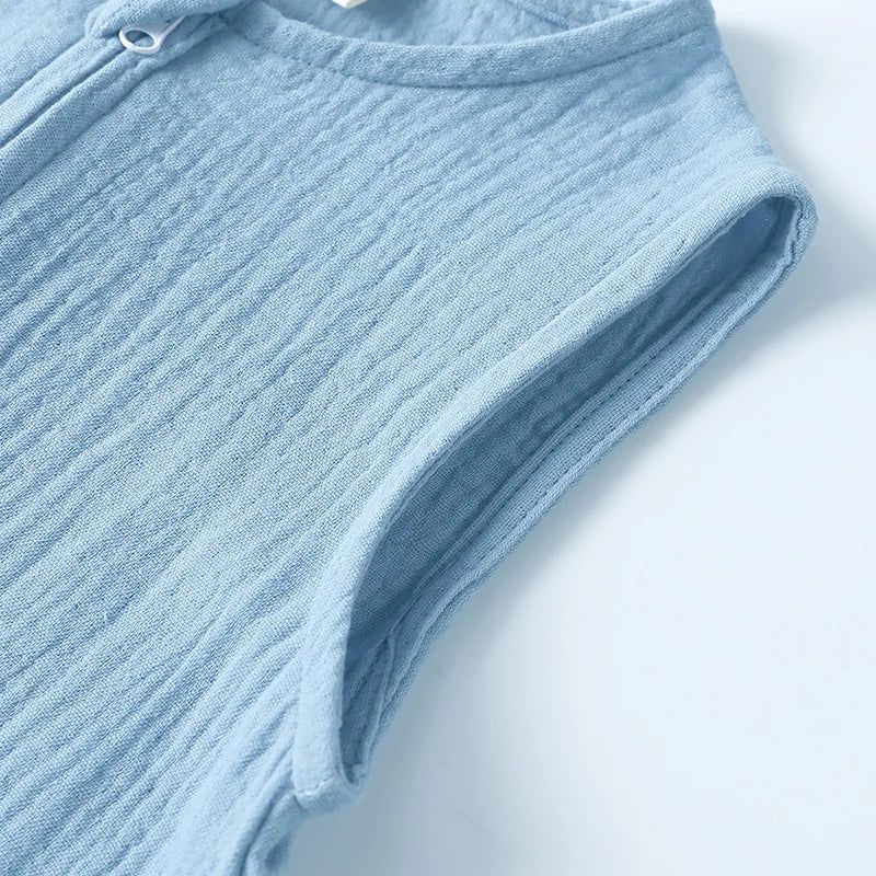 -ベビースリーパー ノースリーブ スリーピングベスト 寝袋 おくるみ モロー反射防止 - mamahalo shop - スリーパー -  べビー服 - 子供服 - 男の子 - 女の子