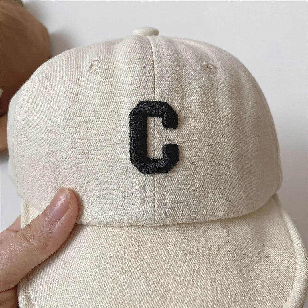 -ベビーキッズ帽子 キャップ 野球帽 ソフトブリム レターロゴワッペン サマーキャップ【mh0006328】 - mamahalo shop - ベビー用帽子 -  べビー服 - 子供服 - 男の子 - 女の子