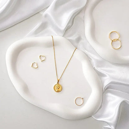 -変形石膏プレート パレット アクセサリー収納 テーブル小物置き 撮影小物【mh0004318】 - mamahalo shop - トレー・小物入れ -  べビー服 - 子供服 - 男の子 - 女の子