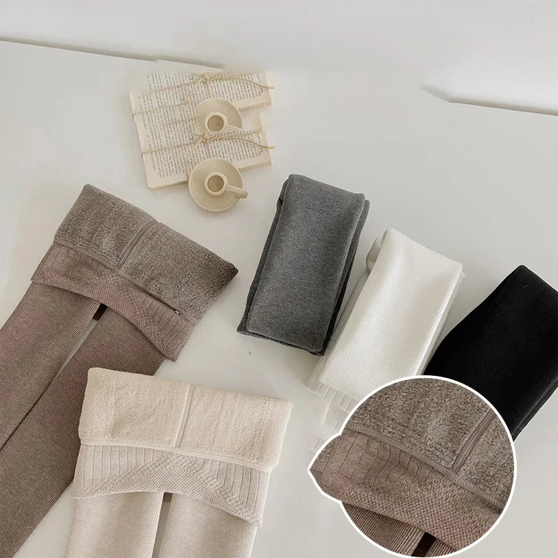 -キッズタイツ トレンカ レギンス 裏起毛 防寒 - mamahalo shop - ベビー用靴下・タイツ -  べビー服 - 子供服 - 男の子 - 女の子