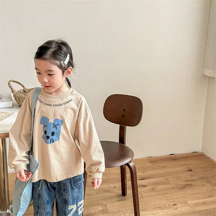 キッズトップス 長袖プリントTシャツ 3カラー - mamahalo shop - 長袖Tシャツ -  べビー服 - 子供服 - 男の子 - 女の子