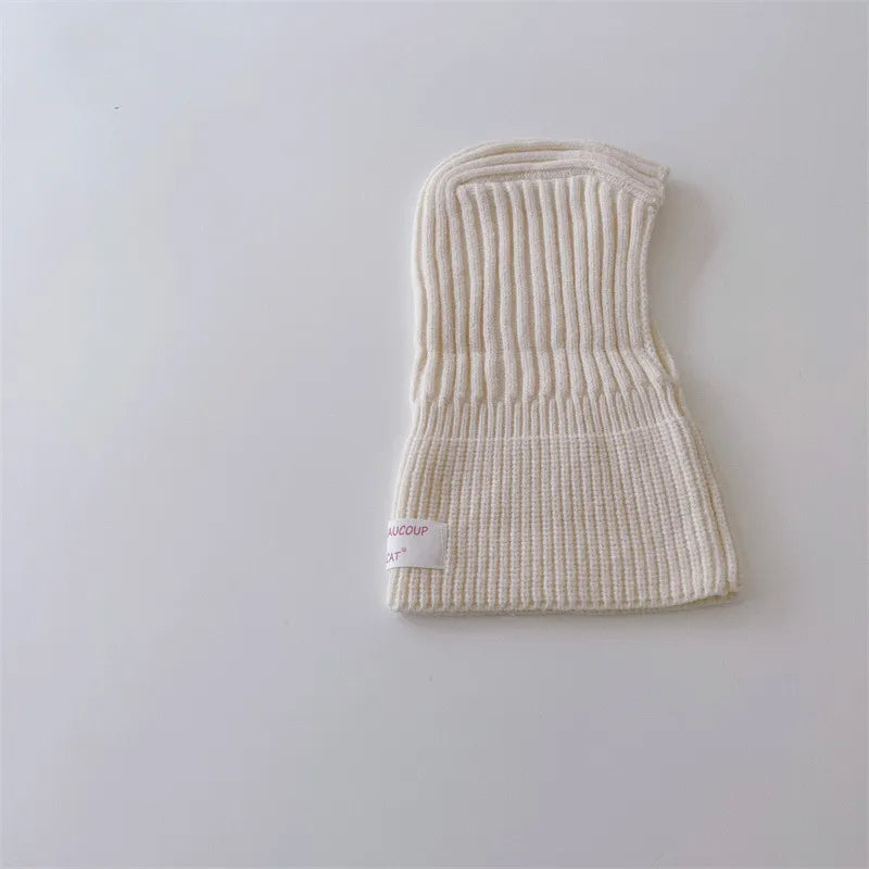 -キッズネックウォーマー フーディ 帽子 - mamahalo shop - ベビー用帽子 -  べビー服 - 子供服 - 男の子 - 女の子