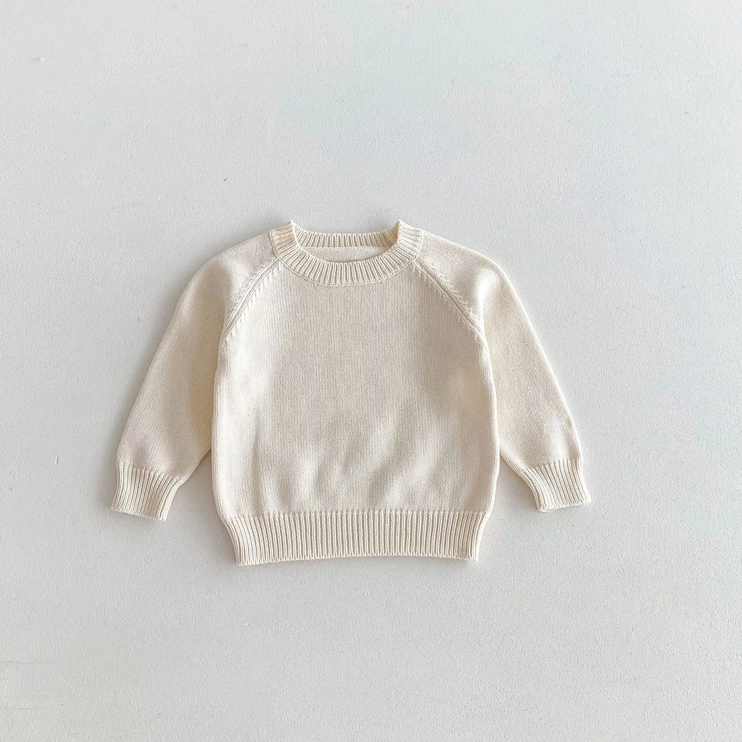 -キッズトップス ニットセーター シンプルベーシック 2カラー - mamahalo shop - ニット・セーター -  べビー服 - 子供服 - 男の子 - 女の子