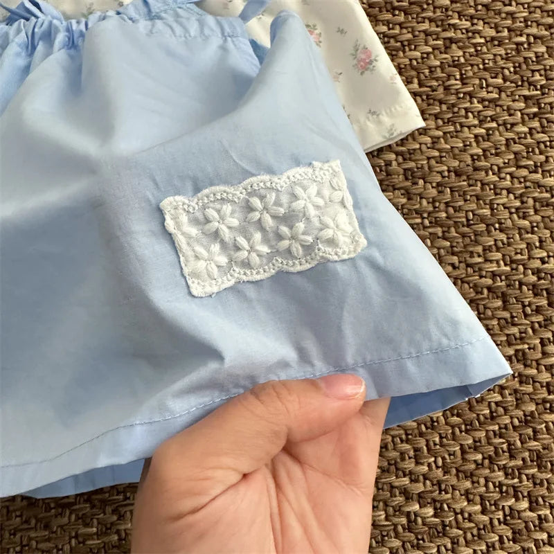 -キッズトップス キャミソールブラウス フラワー花柄プリント/無地【mh0005308】 - mamahalo shop - タンクトップ・キャミソール・ノースリーブトップス -  べビー服 - 子供服 - 男の子 - 女の子