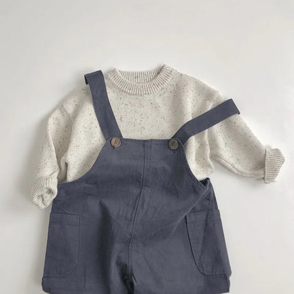 ☺︎ キッズトップス カラフルネップニットセーター 2カラー - mamahalo shop - ニット・セーター -  べビー服 - 子供服 - 男の子 - 女の子