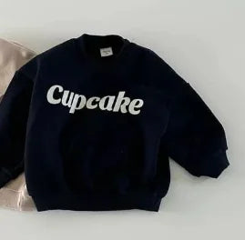 -ベビートップス スウェットシャツ トレーナー レターロゴプリント 4カラー - mamahalo shop - トレーナー・フーディ -  べビー服 - 子供服 - 男の子 - 女の子