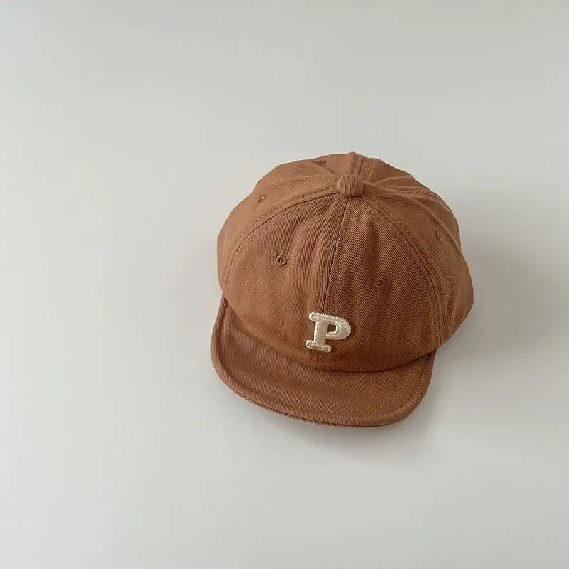 -ベビーキッズ帽子 キャップ 野球帽 ソフトブリム レターロゴワッペン サマーキャップ【mh0006328】 - mamahalo shop - ベビー用帽子 -  べビー服 - 子供服 - 男の子 - 女の子