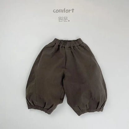 -キッズパンツ ワイドルーズバルーンハーレムパンツ 2カラー【mh0007234】 - mamahalo shop - ロングパンツ・スウェットパンツ -  べビー服 - 子供服 - 男の子 - 女の子