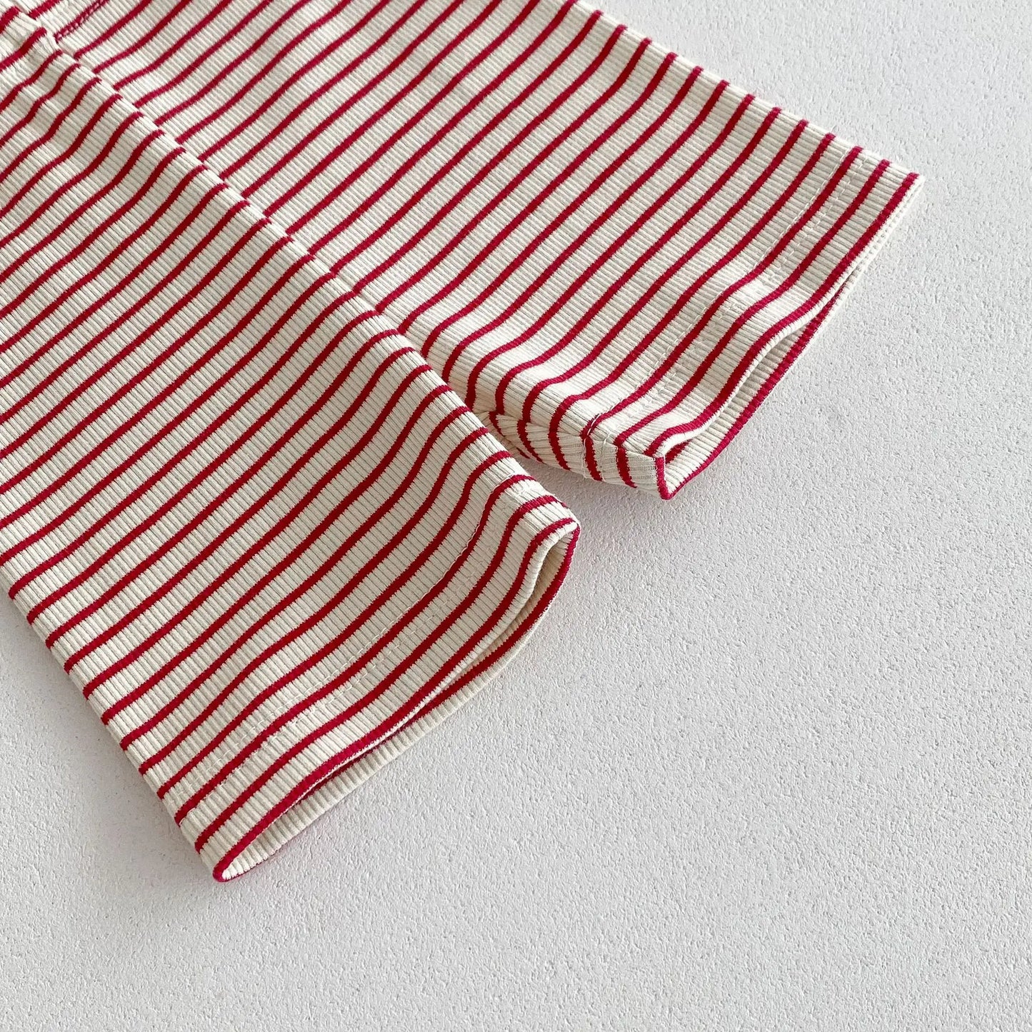 -キッズレギンスパンツ ショートレギンス 薄手 無地/ボーダー 6カラー - mamahalo shop - レギンスパンツ -  べビー服 - 子供服 - 男の子 - 女の子