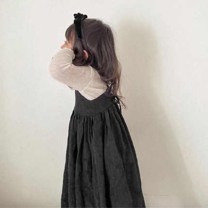 キッズワンピース キャミソールワンピース シンプルドレス 2カラー - mamahalo shop - ノースリーブワンピース - ベビー服 - 子供服 - 男の子 - 女の子