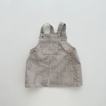 -キッズサスペンダースカート ジャンパースカート デニム【mh0006007】 - mamahalo shop - ノースリーブワンピース -  べビー服 - 子供服 - 男の子 - 女の子