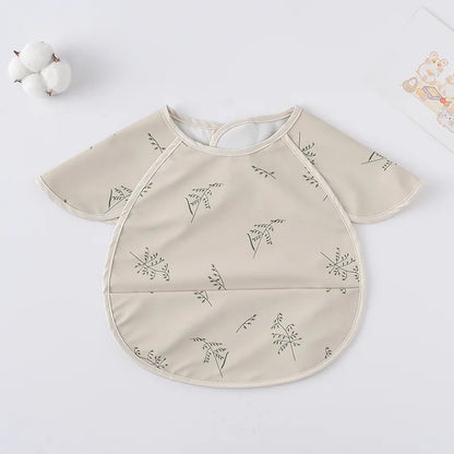 -お食事エプロン ポケットスタイ 離乳食 半袖ビブ 防水エプロン - mamahalo shop - お食事エプロン -  べビー服 - 子供服 - 男の子 - 女の子