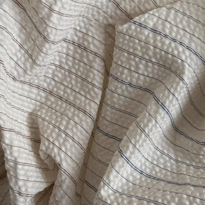 -ベビーアウター フーディパーカー サマージャケット 薄手 日除け クーラー対策 ストライプ 2カラー - mamahalo shop - ベビー用アウター -  べビー服 - 子供服 - 男の子 - 女の子