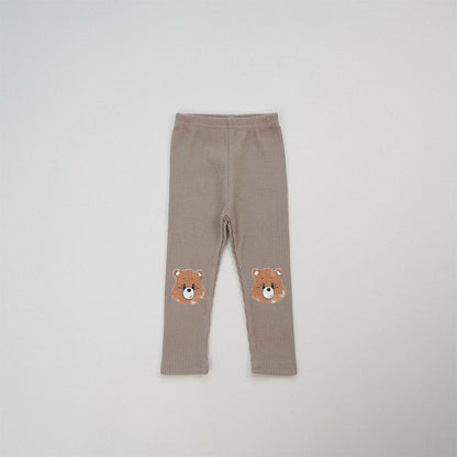 -キッズパンツ カラフル膝パッチレギンスパンツ 8カラー - mamahalo shop - レギンスパンツ -  べビー服 - 子供服 - 男の子 - 女の子